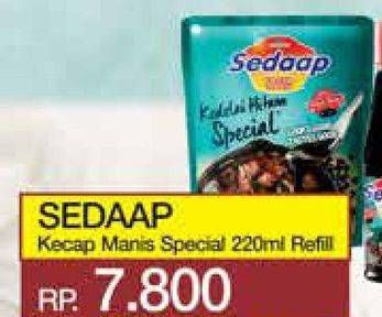 Promo Harga SEDAAP Kecap Manis Kedelai Hitam Special 220 ml - Yogya