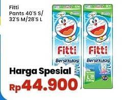 Promo Harga Fitti Pants S40, M32, L28 28 pcs - Indomaret