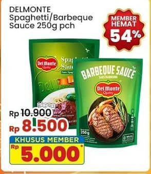 Promo Harga Del Monte Cooking Sauce Spaghetti, Barbeque 250 gr - Indomaret