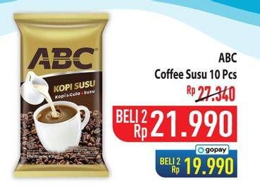 Promo Harga ABC Kopi Susu per 10 sachet 30 gr - Hypermart