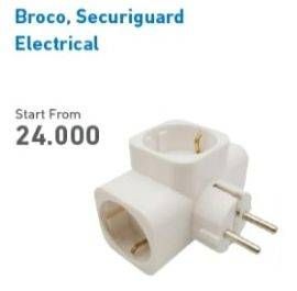Promo Harga BROCO/ SECURIGUARD Electrical  - Electronic City