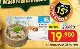 Promo Harga 365 Siomay Udang per 10 pcs 200 gr - Superindo