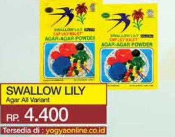 Promo Harga Swallow Lily Agar-Agar Powder All Variants 7 gr - Yogya