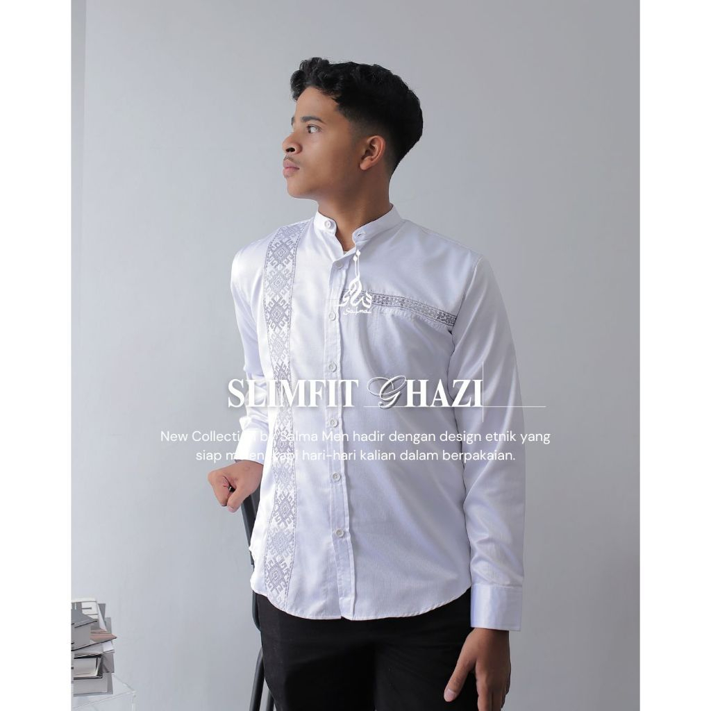 SALMA Men - GHAZI | Baju Koko Busana Muslim 1313 Slimfit Pria (Man Version)