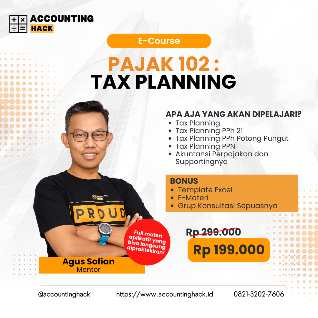 Pajak 102 : Tax Planning