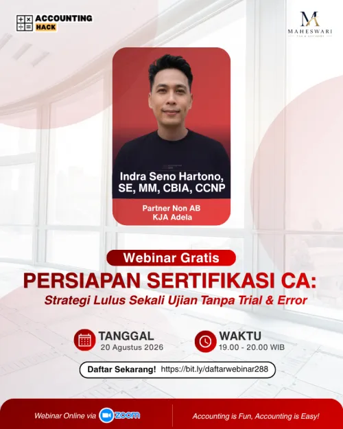 Persiapan Sertifikasi CA: Strategi Lulus Sekali Ujian Tanpa Trial & Error | Webinar 288