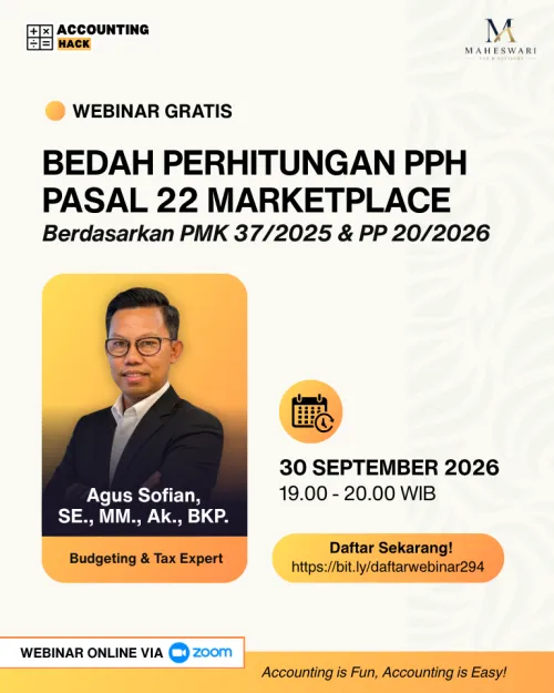 Bedah Perhitungan PPh Pasal 22 Marketplace Berdasarkan PMK 37/2025 & PP 20/2026 | Webinar 294