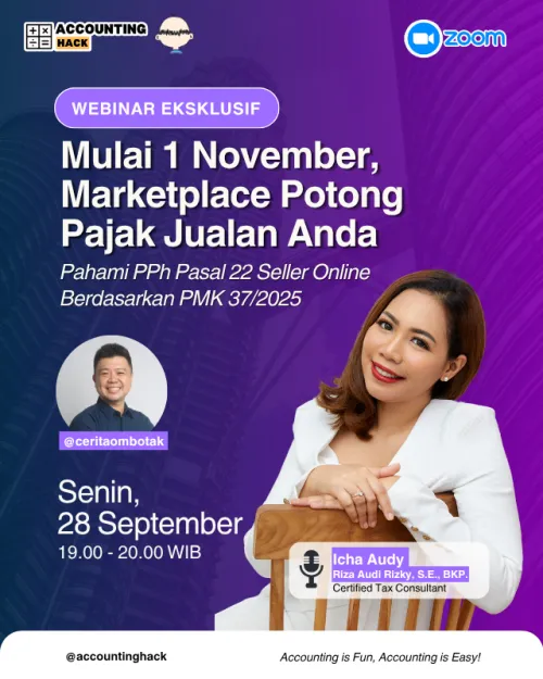Mulai 1 November, Marketplace Potong Pajak Jualan Anda | Webinar Ekslusif