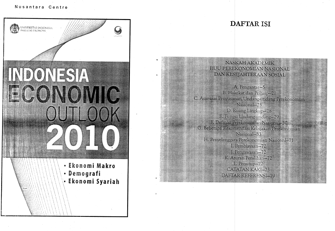 Ekonomi Pancasila untuk Kesejahteraan Rakyat Landasan, Prinsip, dan Arah Kebijakan Perekonomian Nasional Indonesia