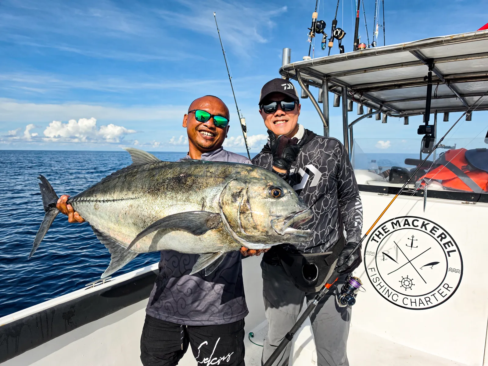 Record size GT held by angler
