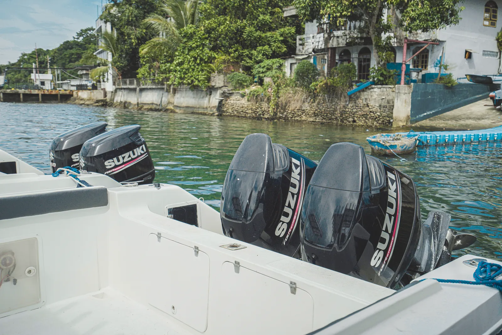 sportfisher boat setup forward and aft