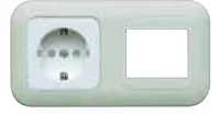 Stop Kontak Grounding & Plate 2 Gang