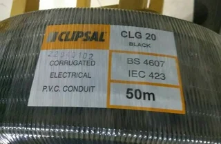 Flexible Clipsal Hitam 20 mm