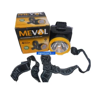 LED Head Lamp 3 Watt Meval Kuning