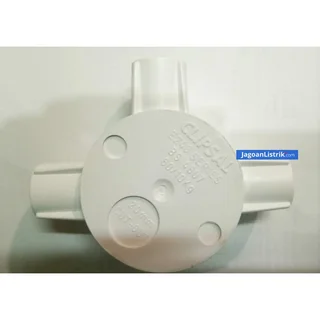 Teedos Clipsal Putih 20 mm