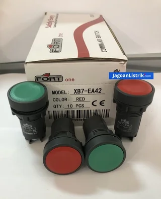 Push Button XB7-EA42 FORT Hijau