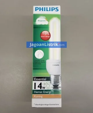 Lampu Essential 14W/220V Philips Kuning