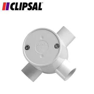 Teedos Clipsal Putih 25 mm