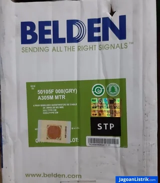 Kabel Cat 5 STP Belden Abu - Abu 50105F