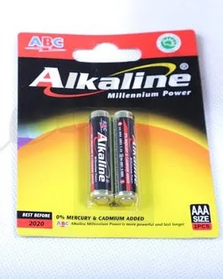 Bateray Alkaline 1,5V Size AAA ABC