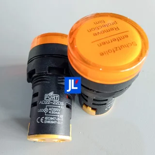 PILOT LAMP 220V FORT kUNING 22 MM