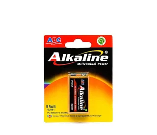 Bateray Alkaline 9V Square ABC
