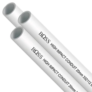 Pipa PVC 20 mm Boss Putih