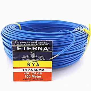 Kabel NYA Eterna Biru 2,5 mm