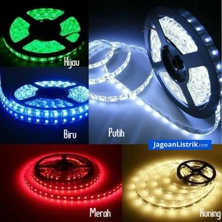Lampu LED Strip IP44 3528 Bossecom Biru