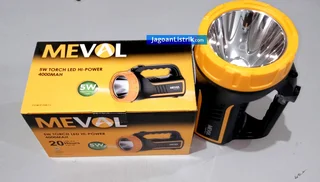 LED Powerful Torch Lamp 5 Watt (Senter) MEVAL