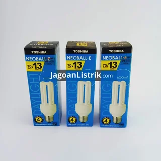 Lampu Essential 13W Toshiba Putih