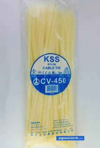 Kabel Ties CV 450 7,6 mm Putih KSS KSS Putih