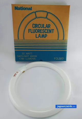 Lampu TL-E ( Bulat) National Putih 32 Watt