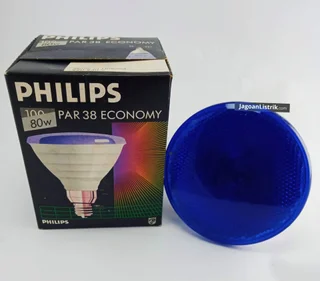 Lampu Sorot PAR 38 80Watt Philips Biru