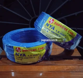 Kabel NYA Supreme Biru 1,5 mm