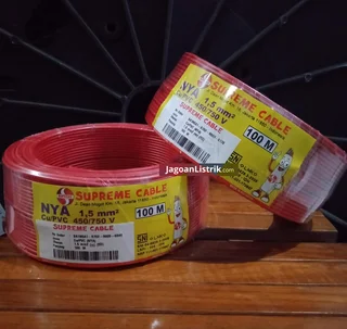 Kabel NYA Supreme Merah 1,5 mm