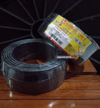 Kabel NYA Supreme Hitam 1,5 mm