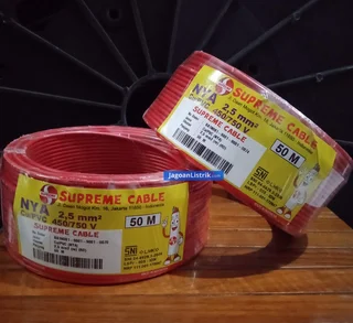 Kabel NYA Supreme Merah 2,5 mm