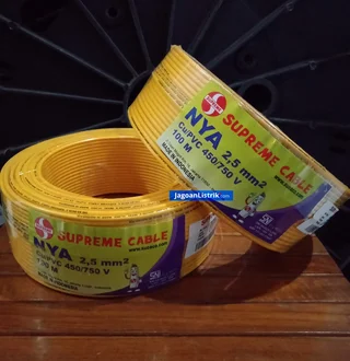 Kabel NYA Supreme Kuning 2,5 mm