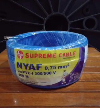 Kabel NYAF Supreme Biru 0,75 mm