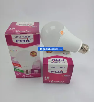 Lampu LED Bulb 15 Watt FOX Putih