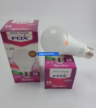 Lampu LED Bulb 12 Watt FOX Putih
