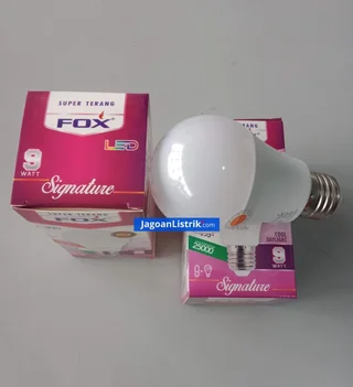 Lampu LED Bulb 9 Watt FOX Putih