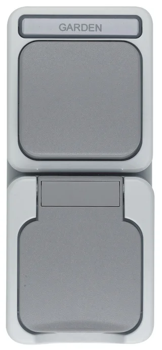 Saklar engkel + Stop Kontak (Vertical) (225161) BROCO