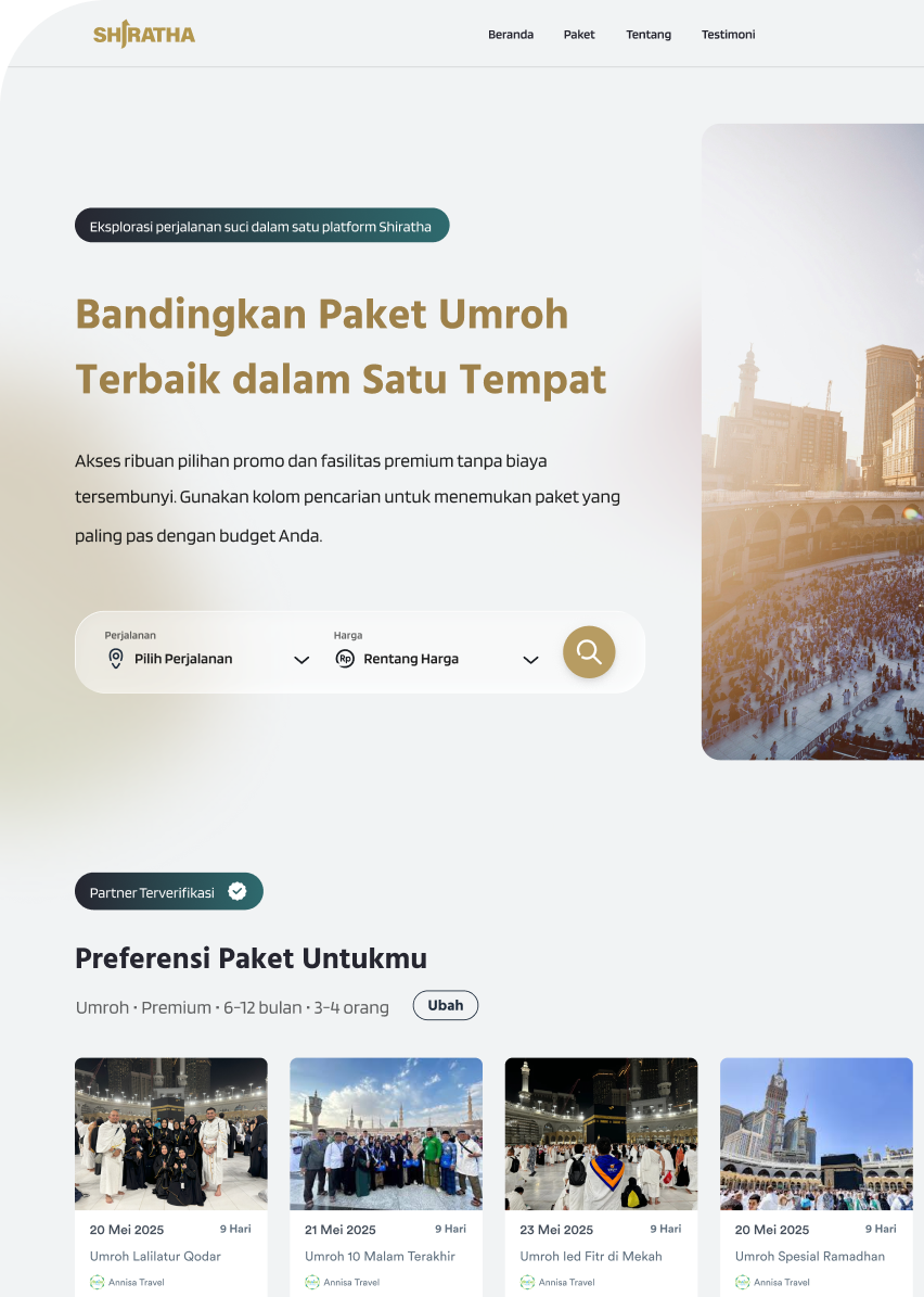 SHIRATHA website preview
